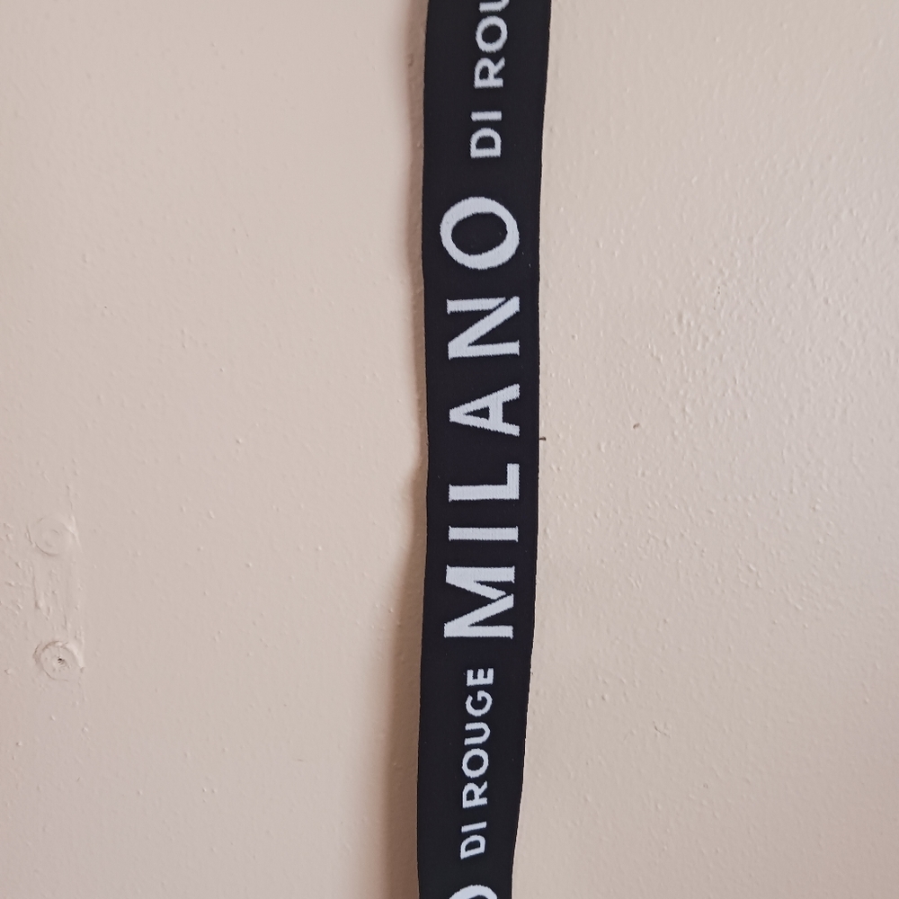 Black milano belt